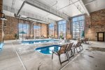 Dive Into the Summer in Central Loft`s Luxurious Heated Indoor Pool